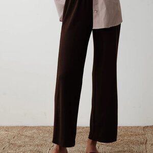 Donni The Baby Rib Scallop Pant